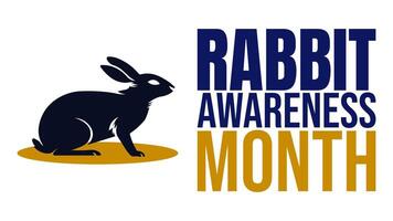 From Fluff to Facts, Learn About Rabbits This Month vector