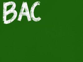 Back to school text template design. Back to school greeting in green chalk board space for typography. illustration school greeting template. video