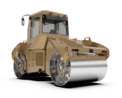 A large construction vehicle with a large wheel png