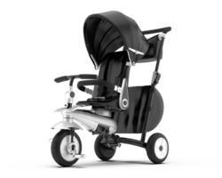A baby stroller with a canopy and wheels png
