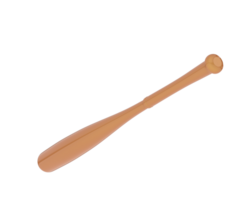 A baseball bat with a wooden handle on a black background png
