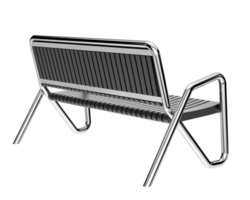 A black and white image of a bench png