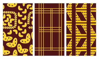 A collection of beautiful, charming and attractive seamless patterns. Suitable for application on paper, fabric, walls, or simply displayed digitally. vector