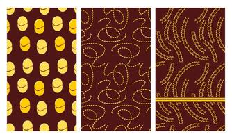 A collection of seamless patterns that look unique and classy. Suitable for application on paper, fabric, walls, or simply displayed digitally. vector