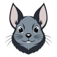 Chinchilla Mascot Logo Concepts vector