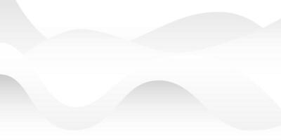 Elegant White Wavy Line Background in Minimal Style vector