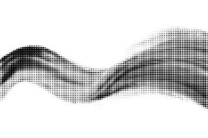 Abstract round shape dotted wave vector