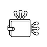 Icon a digital, isolated against a clean background. vector