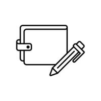 Icon a edit, isolated against a clean background. vector