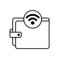 Icon a connect isolated against a clean background. vector