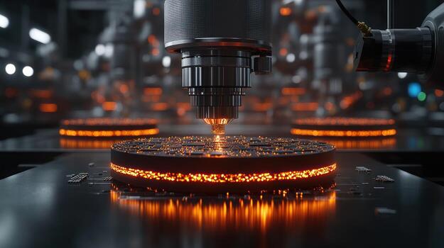 Automated circuit board assembly photo