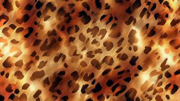 This leopard skin texture showcases unique patterns in warm tones, perfect for backdrop designs and eco-friendly projects with ample free space. photo