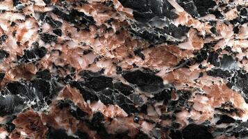 Richly detailed texture reveals a captivating marble design featuring pink and black hues, ideal for backgrounds in various creative projects. photo
