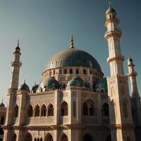 The beautiful mosque in kuwait photo