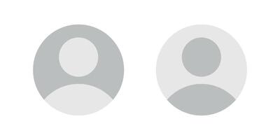 Profile icon set. User Symbol. Avatar sign. for mobile concept and web design. illustration on white background vector