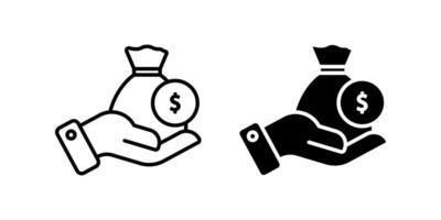 Investment icons set. for mobile concept and web design on white background vector