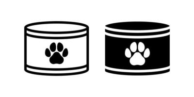 Pet Food Can icon. for mobile concept and web design. illustration vector