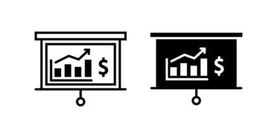 Set of presentation icons. for mobile concept and web design. illustration on white background vector