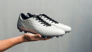 Soccer Shoe in Hand photo