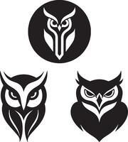 Owl design icon that's perfect for smart, modern branding today vector