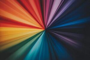 Colorful rainbow light background with motion blur photo