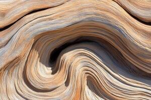A close up of a rock with wavy patterns photo