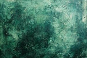 Textured green chalkboard background with a rubbed-out surface creating a rustic and artistic atmosphere suitable for creative projects photo