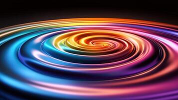 Colorful swirling liquid, abstract background, digital art, website design photo