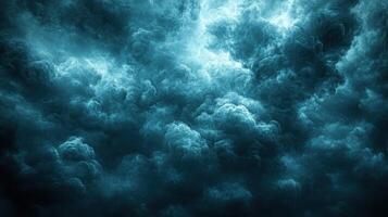 Dark stormy cloudscape, ominous sky, weather background, for film or game photo