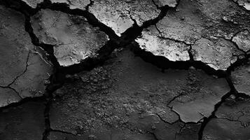Dry cracked earth texture background, drought photo