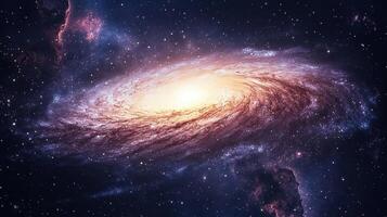 Spiral Galaxy Cosmic Dust Nebula Space Background photo