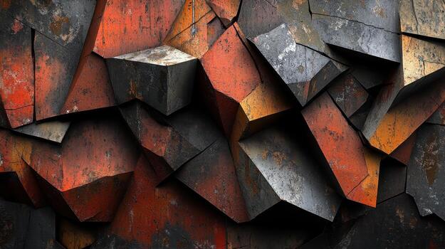 Abstract rusty rock texture background photo
