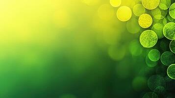 Green bokeh background, nature scene, summer, website banner photo