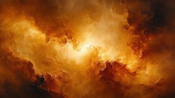 Fiery swirling cloudscape, cosmic background, abstract art, design photo