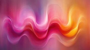 Abstract colorful waves, dynamic motion, vibrant background, design element photo