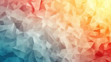 Abstract Colorful Triangles Background photo