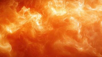 Abstract fiery orange swirls, energy background photo
