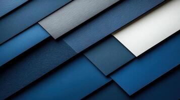 Blue and white paper samples, overlapping, design texture background, graphic design photo
