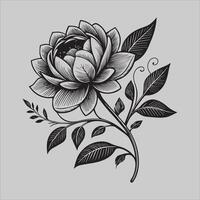 Blooming in Space flower vector