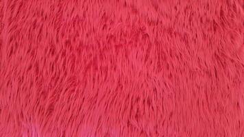 Vibrant pink faux fur background creating a soft and textured surface photo