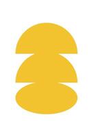 Bold abstract brutalist shape. Modern oval figure and minimal icon design. This geometric element captures the essence of y2k style, perfect for contemporary graphic projects. vector