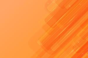 Orange Diagonal Striped Lines Backdrop. Bright Summer Orange Tech Background with Diagonal Lines and Light Gradient vector