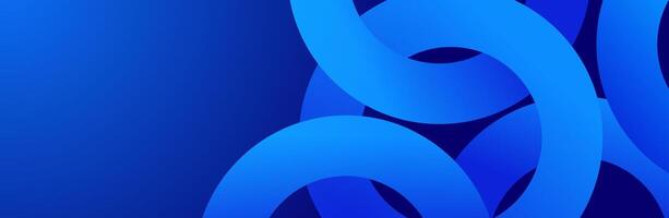 dark blue gradient abstract circle shape background vector