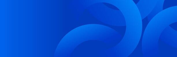 Blue gradient abstract circle shape background vector