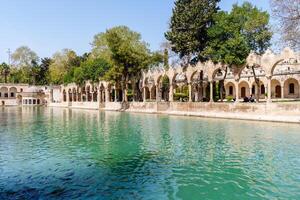 Ayn Zeliha, a historic religous site in urfa, Turkey photo
