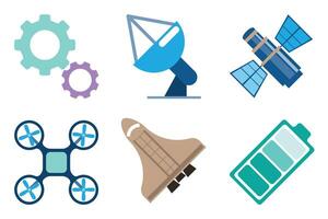 Technology Icon Set for Digital and Innovation vector