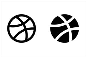 Basket Ball icon set. for mobile concept and web design. illustration vector