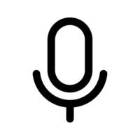 Microphone icon, Web design icon. Voice icon, Record. Microphone, recording Studio Symbol. illustration on black background. eps 10 vector