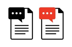 Creative Storytelling Icon Pack, flat style storytelling assignment icon, document and paper icon, webpage with Message icons vector