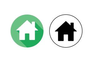 Homepage Navigation Icons, home button icon, home icon for mobile apps, home navigation button icon vector